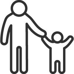 Child with parent vector
